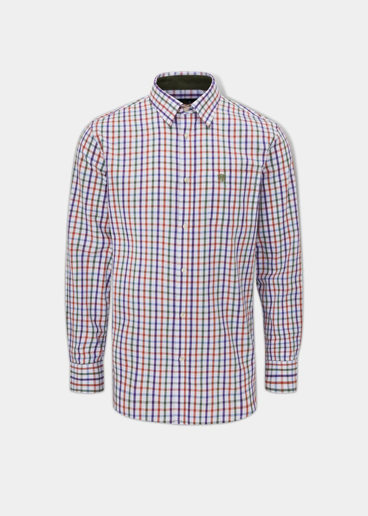 Alan Paine Ilkley Men's Shirt Longer Length Shooting Fit - Country Ways