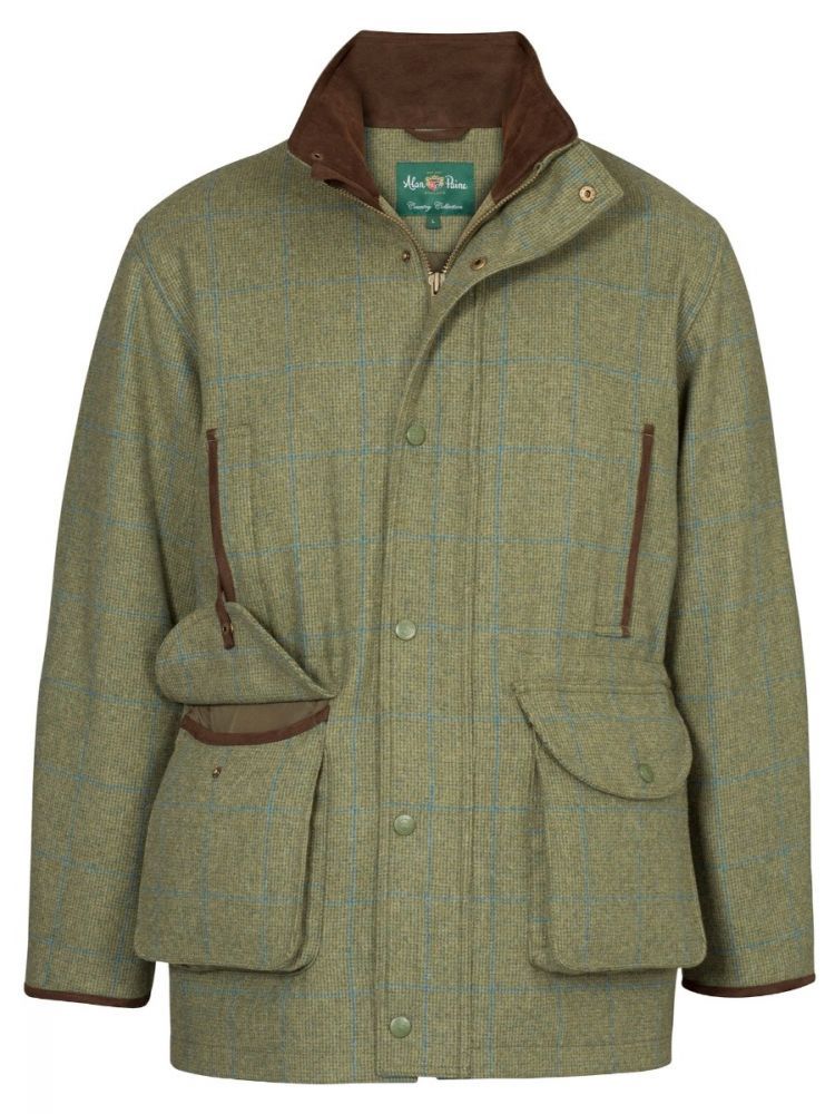 Alan Paine Men's Combrook Tweed Field Coat with Action Back - Country Ways