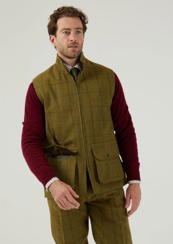 Alan Paine Men's Rutland Tweed Waistcoat - Country Ways