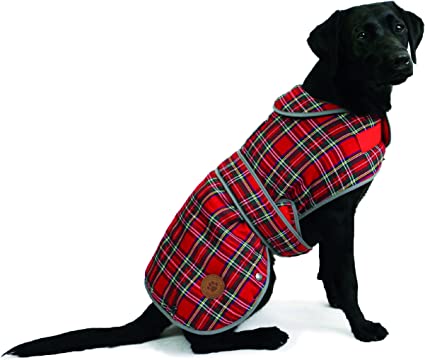 Ancol Highland Tartan Dog Coat Red - Country Ways