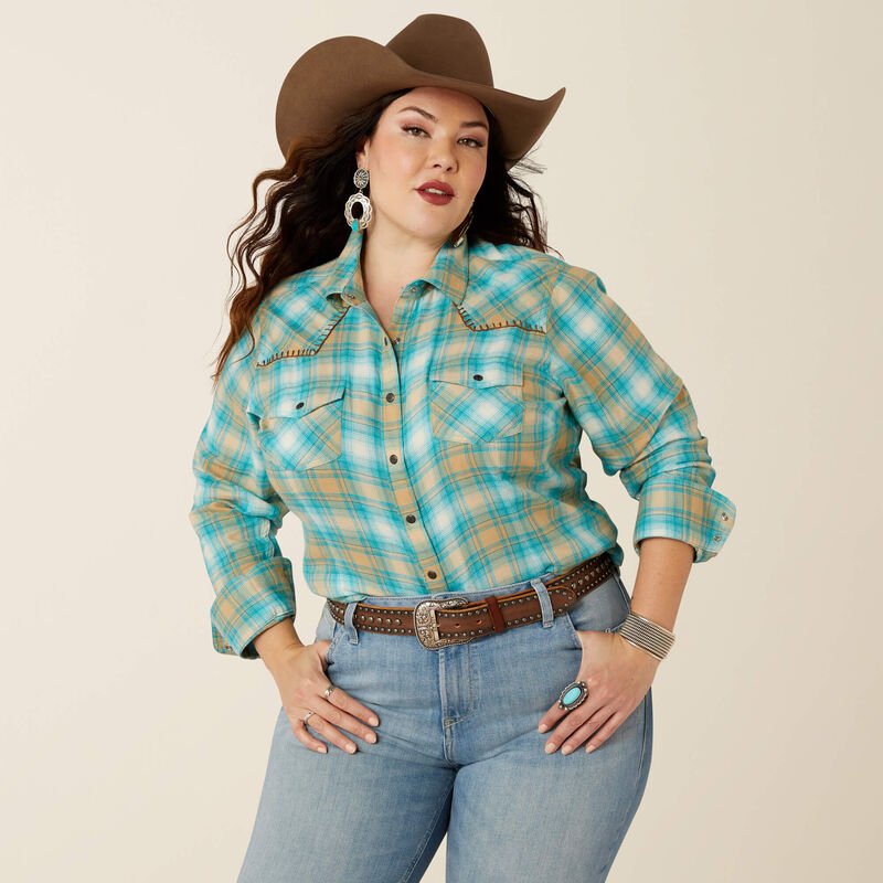 Ariat Women's Roping Plaid Shirt - Country Ways