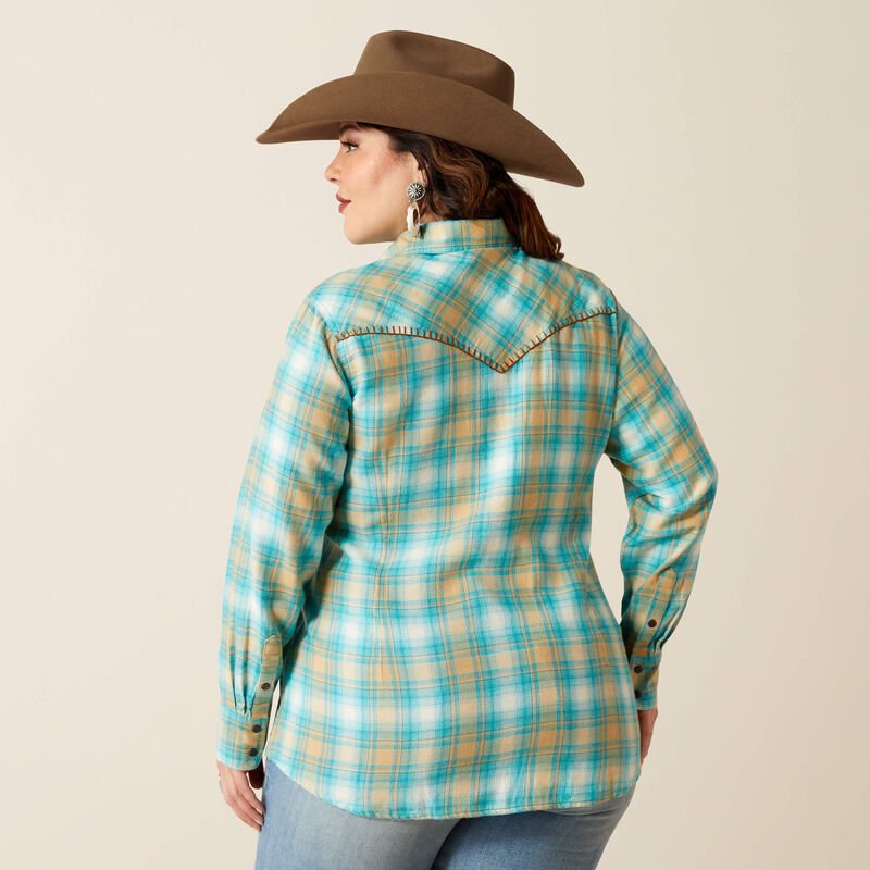 Ariat Women's Roping Plaid Shirt - Country Ways