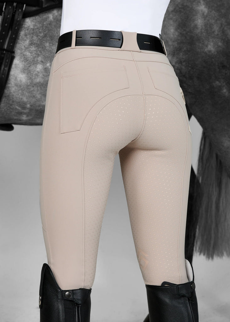 Aztec Diamond Mid Rise Full Grip Seat Breeches - Country Ways