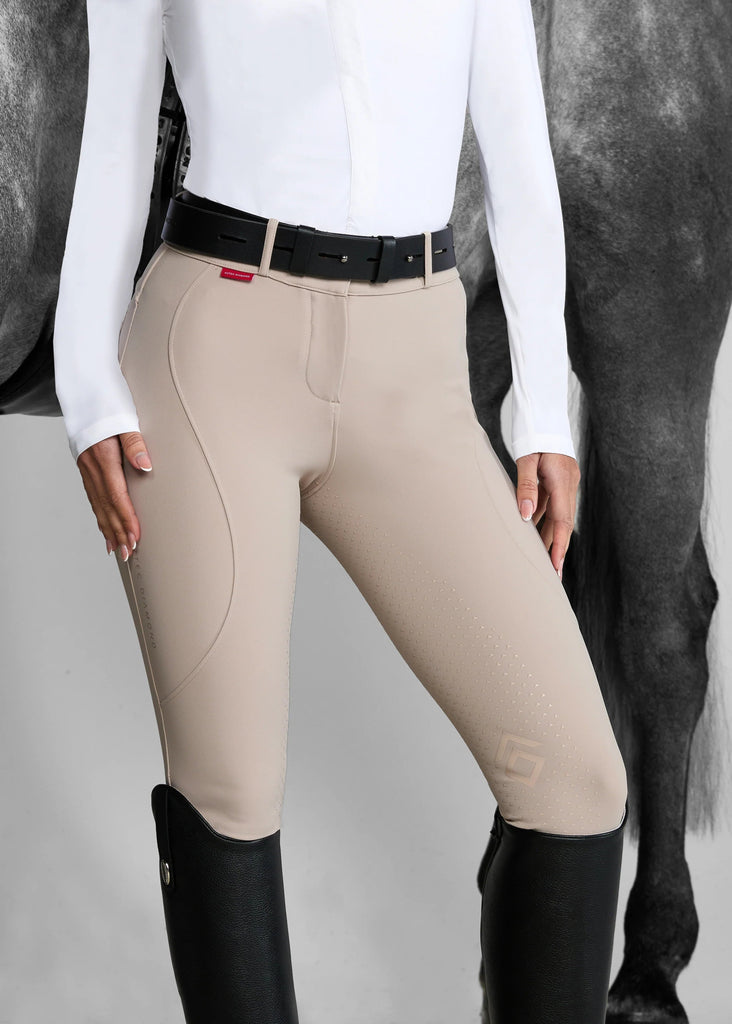 Aztec Diamond Mid Rise Full Grip Seat Breeches - Country Ways