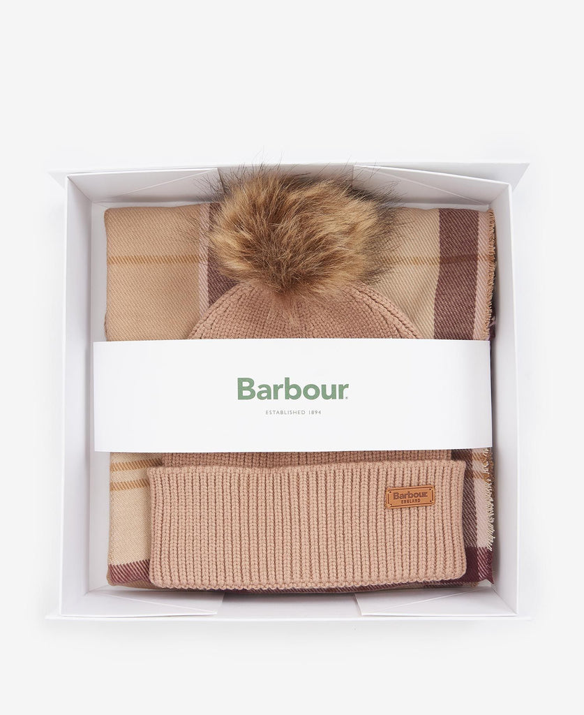 Barbour Dover Beanie & Scarf Gift Set - Country Ways