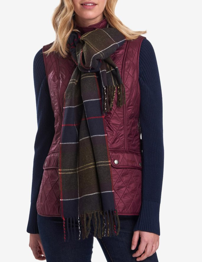 Barbour Galingale Tartan Scarf - Country Ways