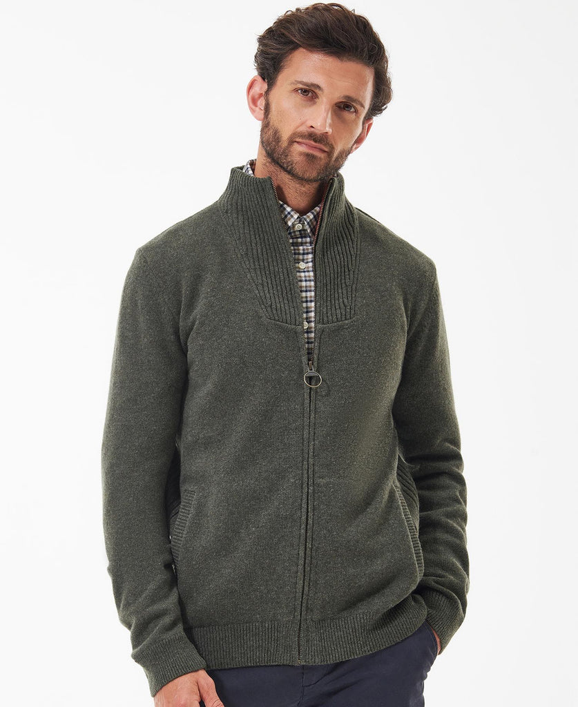 Barbour Men's Nelson Essential Full Zip Sweater - Country Ways