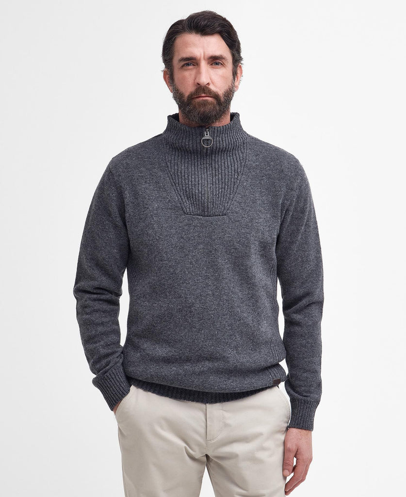 Barbour Men's Nelson Essential Half - Zip Sweater - Country Ways