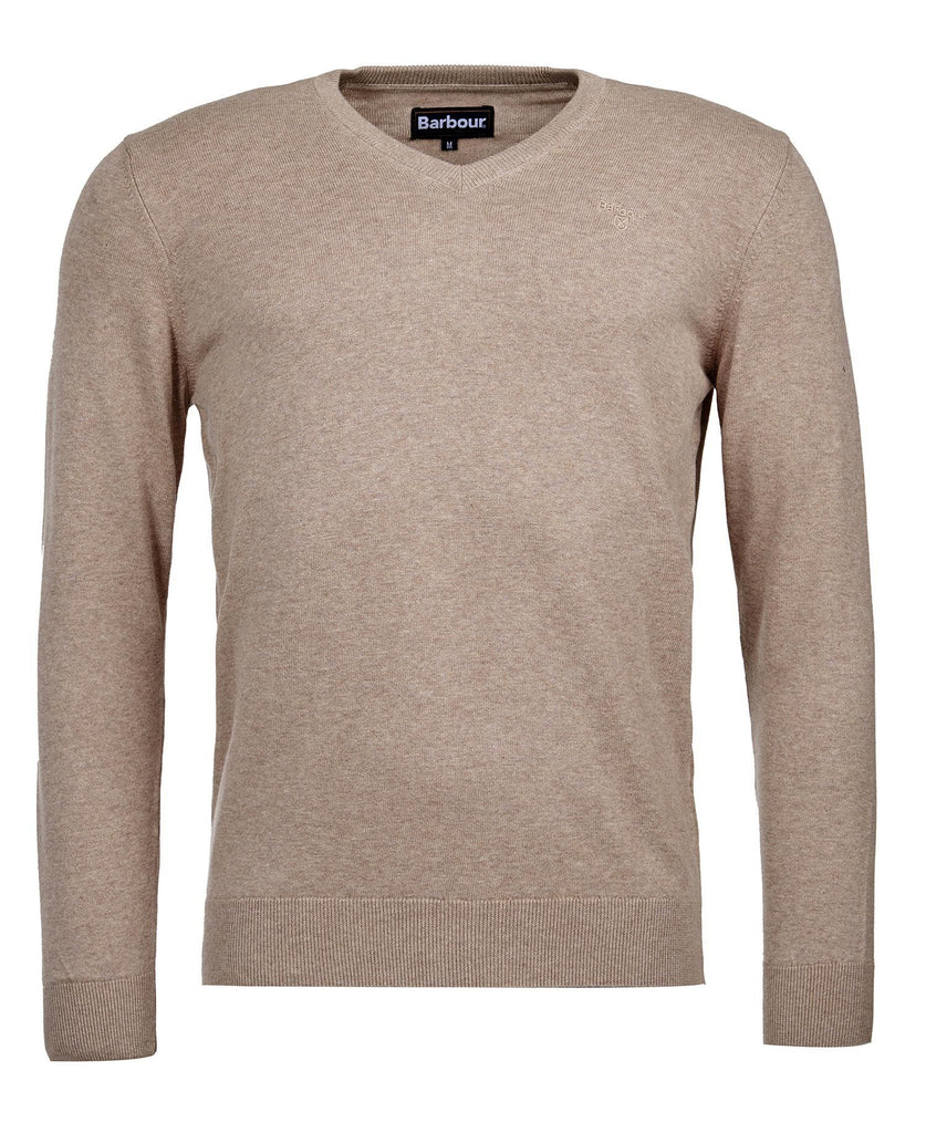 Barbour Men's Pima Cotton V - Neck Jumper - Country Ways