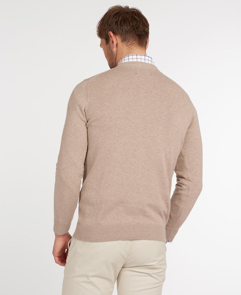 Barbour Men's Pima Cotton V - Neck Jumper - Country Ways