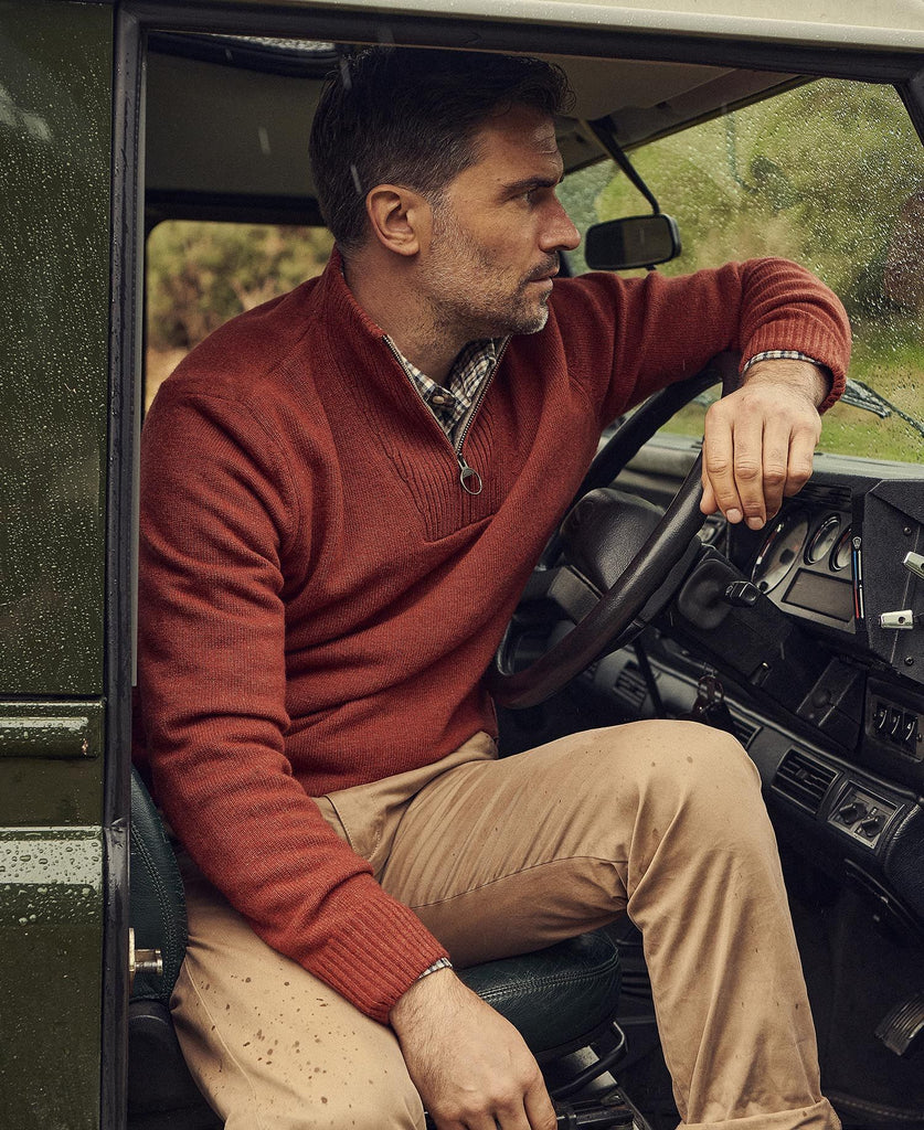 Barbour Nelson Essential Half - Zip - Country Ways