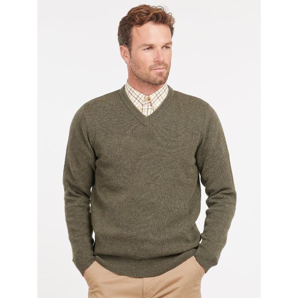 Barbour Nelson Essential V - Neck Sweater - Country Ways