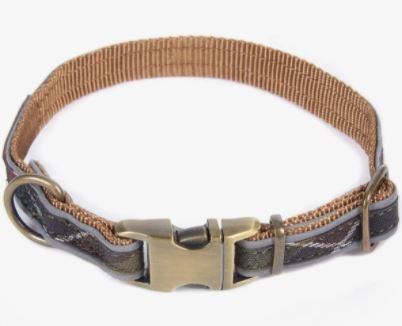 Barbour Reflective Tartan Dog Collar - Country Ways