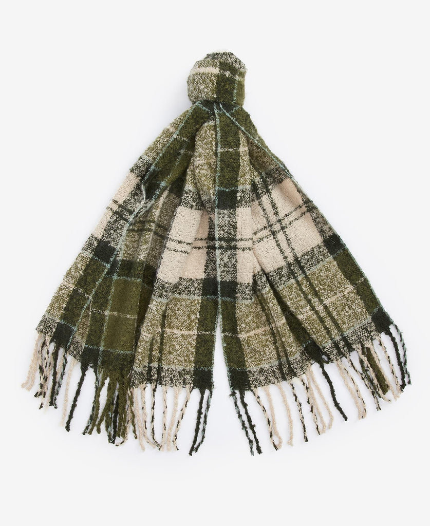 Barbour Saltburn Beanie & Tartan Scarf Gift Set - Country Ways