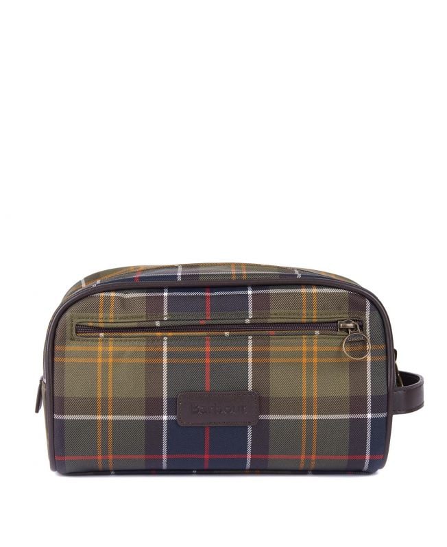 Barbour Tartan Washbag - Country Ways