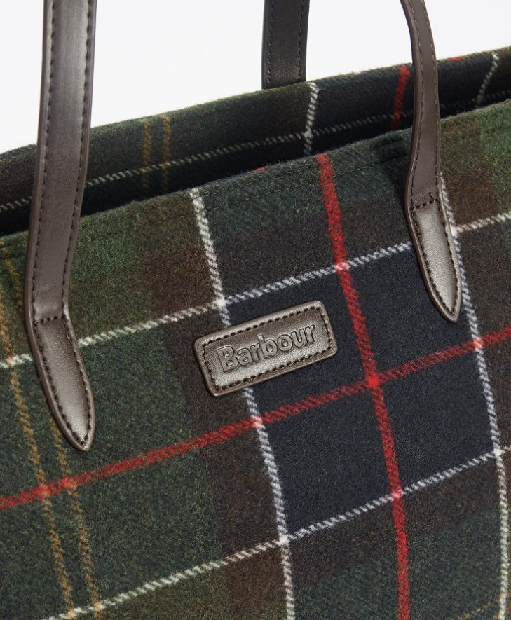 Barbour Witford Tartan Tote Bag - Country Ways