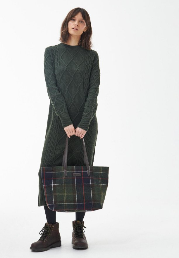 Barbour Witford Tartan Tote Bag - Country Ways