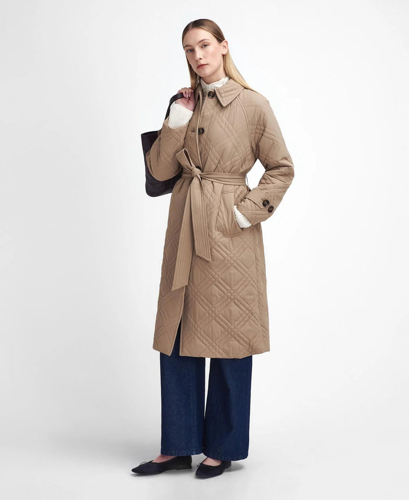 Barbour Women's Mariah Quilted Trench Coat - Country Ways