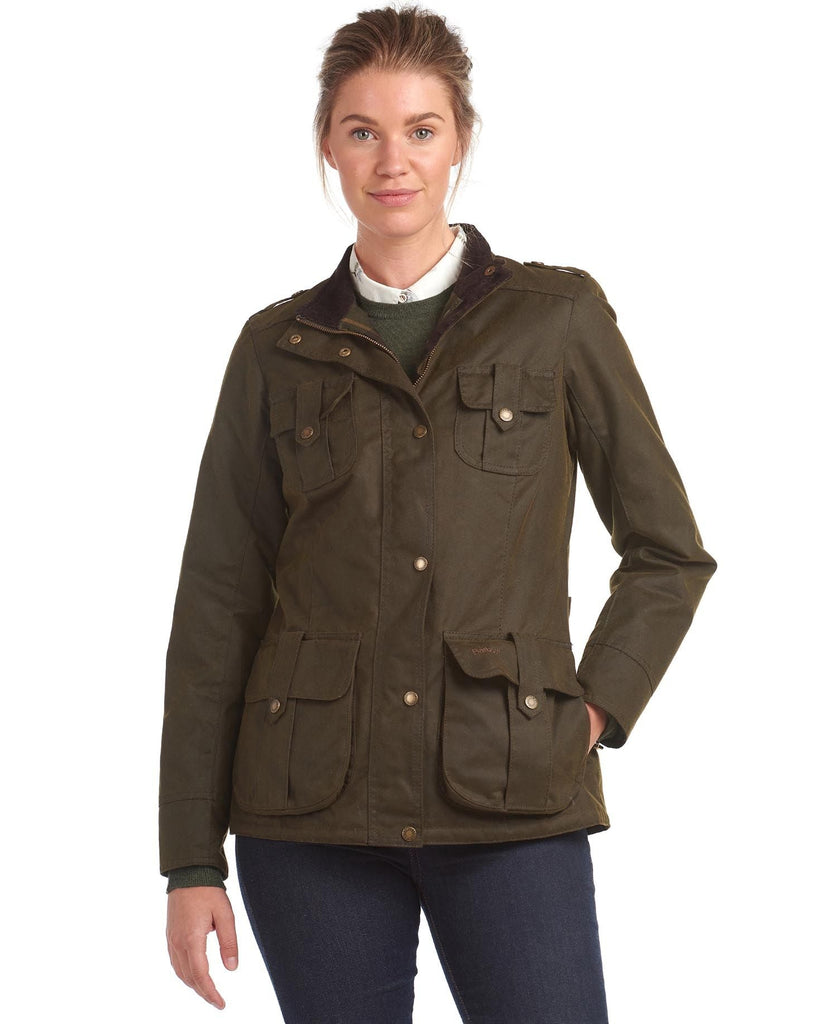 Barbour Women's Winter Defence Wax Jacket - Country Ways