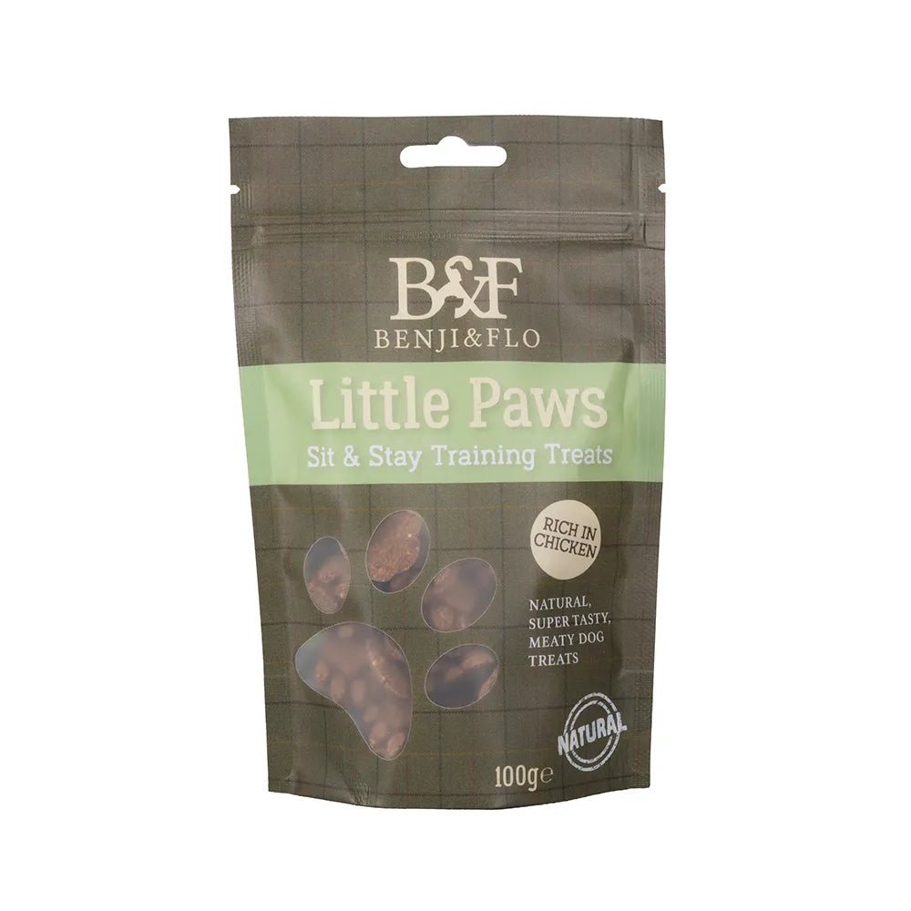 Benji & Flo Little Paws Sit & Stay Training Treats - Country Ways