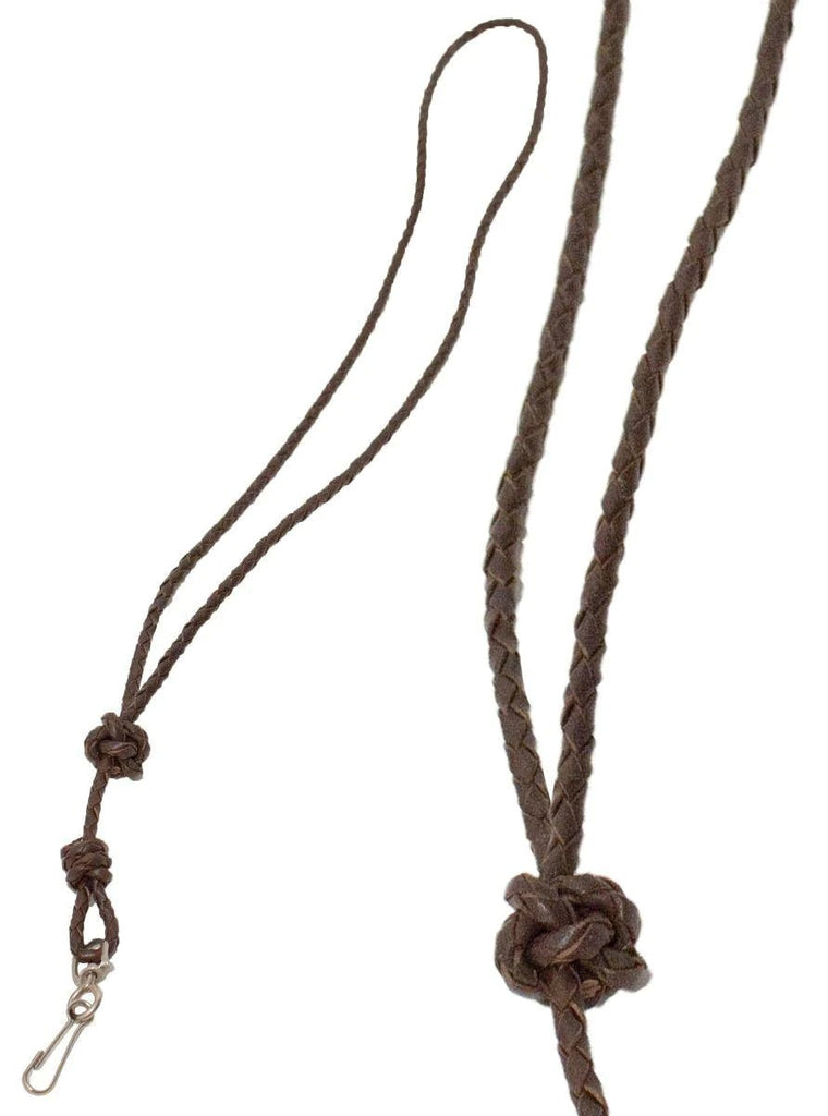 Bisley Plaited Leather Lanyard - Country Ways