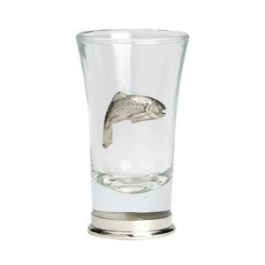 Bisley Shot Glass - Trout - Country Ways