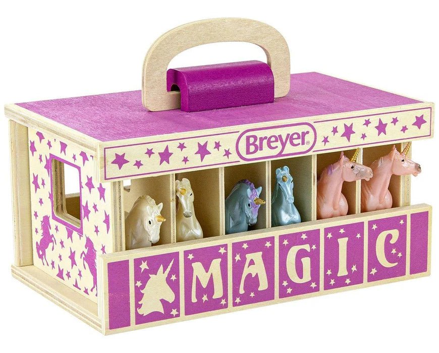 Breyer Unicorn Magic Wooden Stable Playset - Country Ways