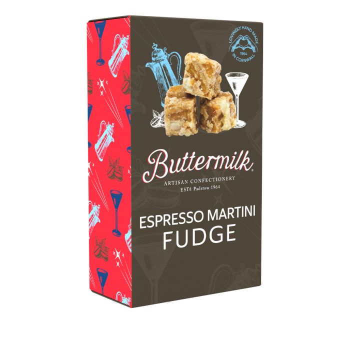 Buttermilk Artisan Confectionary Espresso Martini Crumbly Fudge (100g) - Country Ways