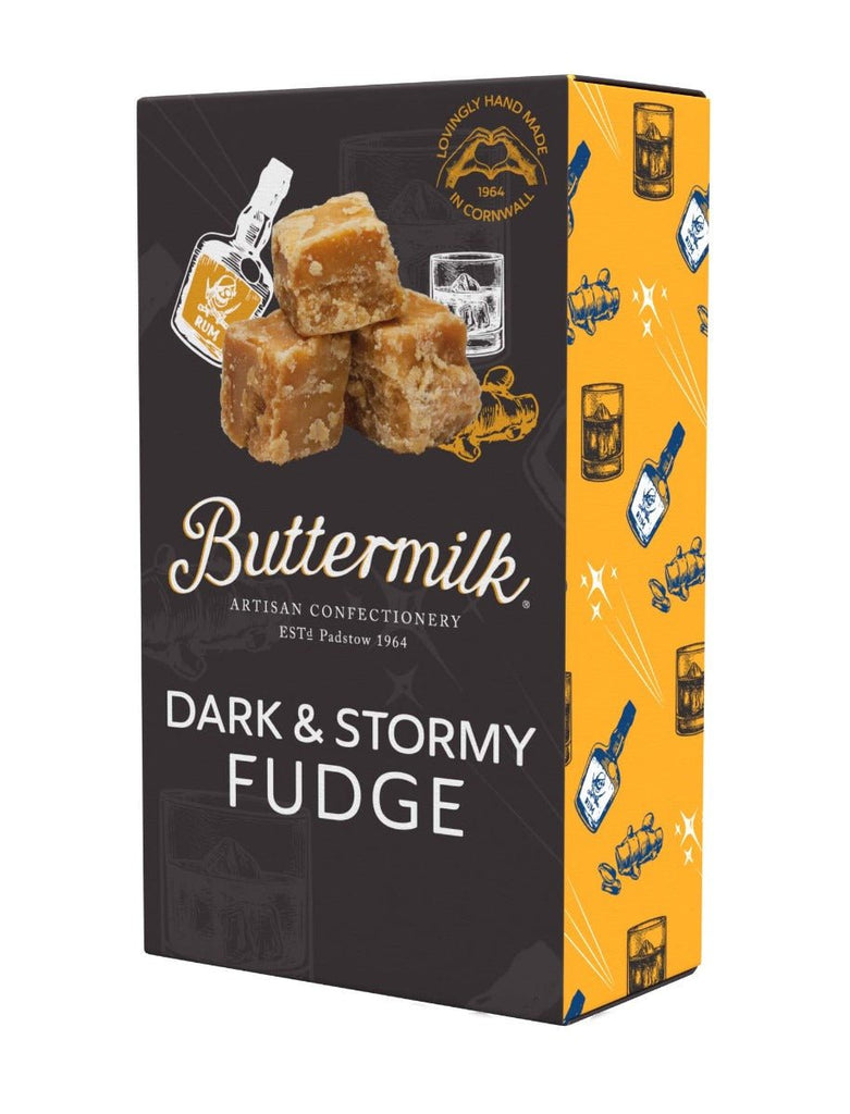 Buttermilk Artisan Confectionery Dark & Stormy Crumbly Fudge (100g) - Country Ways