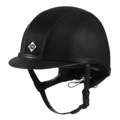 Charles Owen AYR8 Plus Leather Look Riding Helmet - Country Ways