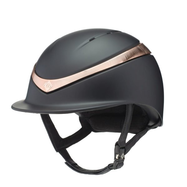 Charles Owen Black Matte Standard Halo Riding Helmet - Country Ways