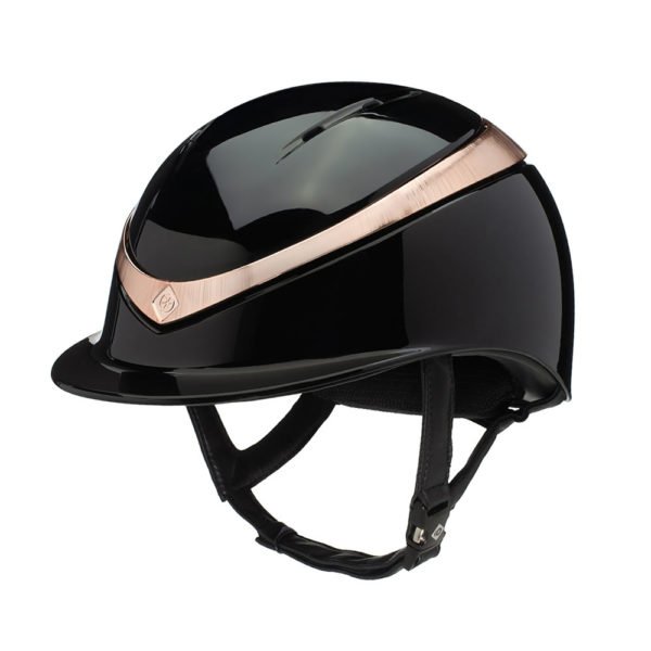 Charles Owen Halo Black Gloss Riding Hat - Country Ways