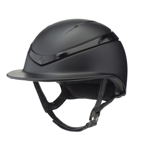 Charles Owen Luxe Black Matte Halo Riding Helmet - Country Ways