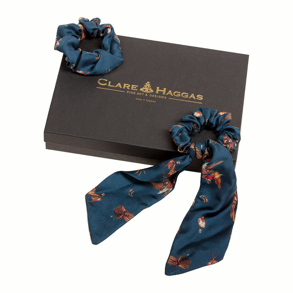 Clare Haggas Game Birds Medium Scrunchie - Country Ways