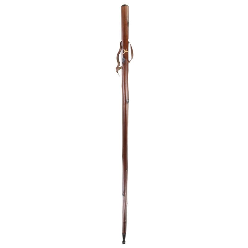 Classic Canes Chestnut Hiking Staff - Pheasant Motif - Country Ways