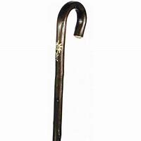 Classic Canes Ladies Chestnut Crook with Edelweiss Carving - Country Ways