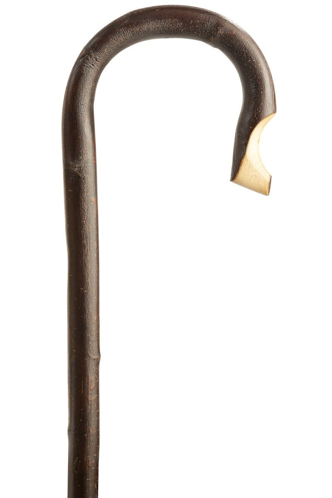 Classic Canes Shepherd's Crook Chestnut With Bark - Country Ways