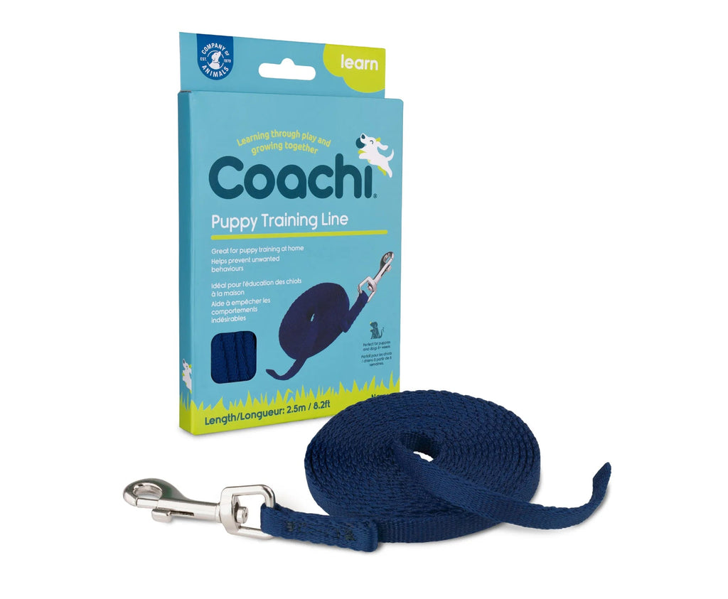 Coachi Puppy Training Line Navy 2.5m - Country Ways