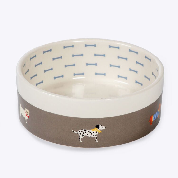 Danish Design FatFace Marching Dogs Pet Bowl - Country Ways