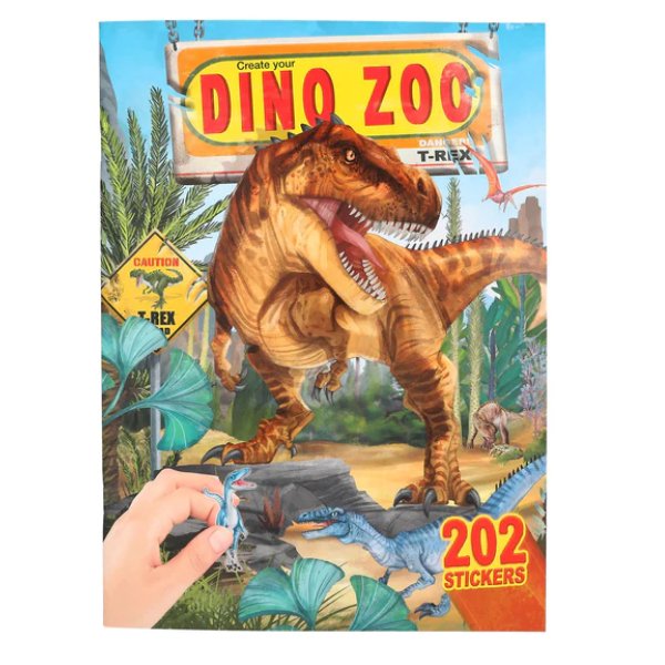 Dino World Create Your Own Dino Zoo Sticker Book - Country Ways