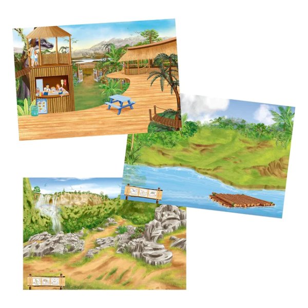 Dino World Create Your Own Dino Zoo Sticker Book - Country Ways