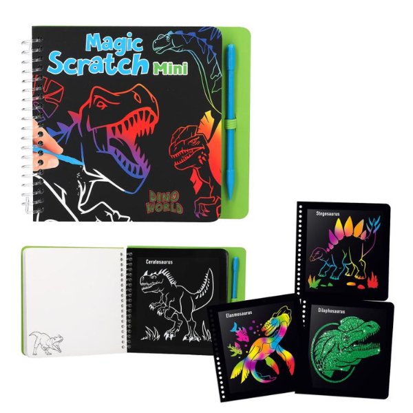 Dino World Magic Scratch Mini - Country Ways