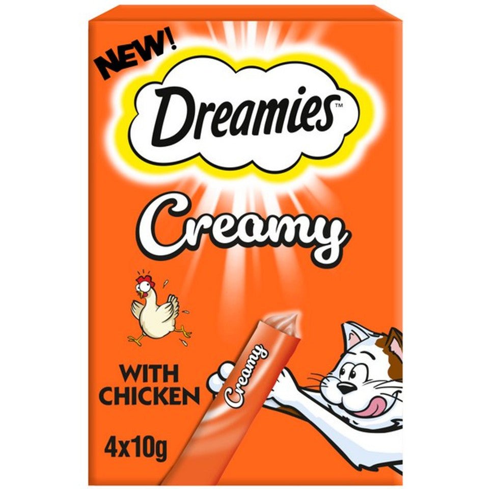 Dreamies Creamy Cat Treats with Chicken - Country Ways