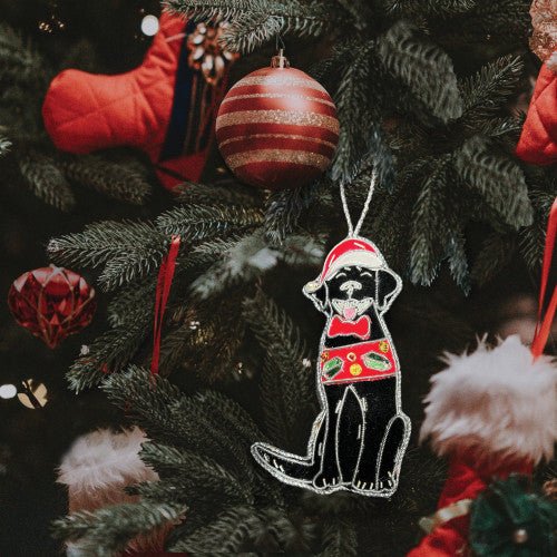 Equetech Canine Embroidered Christmas Decoration - Country Ways