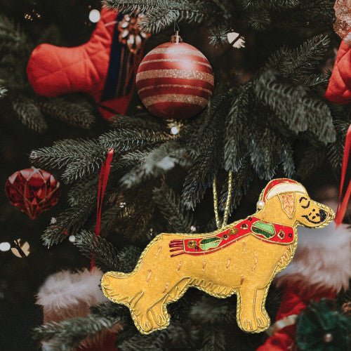 Equetech Canine Embroidered Christmas Decoration - Country Ways