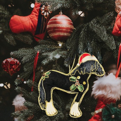 Equetech Equine Embroidered Christmas Decoration - Country Ways