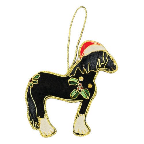 Equetech Equine Embroidered Christmas Decoration - Country Ways