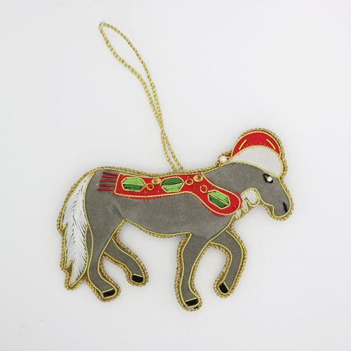 Equetech Equine Embroidered Christmas Decoration - Country Ways