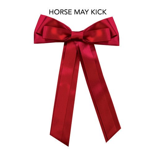 Equetech Horse Competition Warning Tail Ribbon - Country Ways