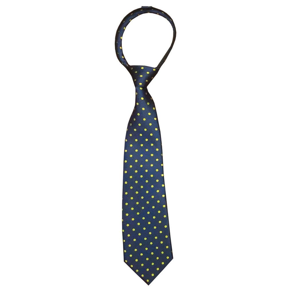 Equetech Junior Polka Dot Show Zipper Tie - Country Ways